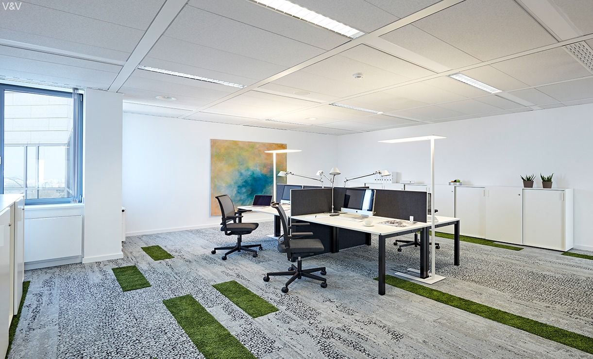 AstroPark Frankfurt - Moderner Bürokomplex am Eingang zur Bürostadt
