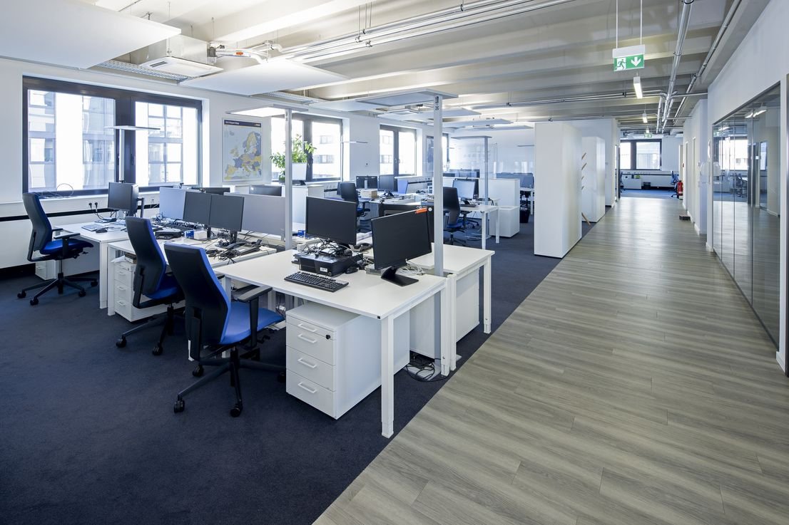 Modernisiertes Bürogebäude mit flexiblen Nutzungsmöglichkeiten