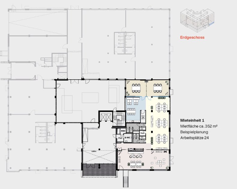 Modernisiertes Bürogebäude - Nachhaltig und effizient
