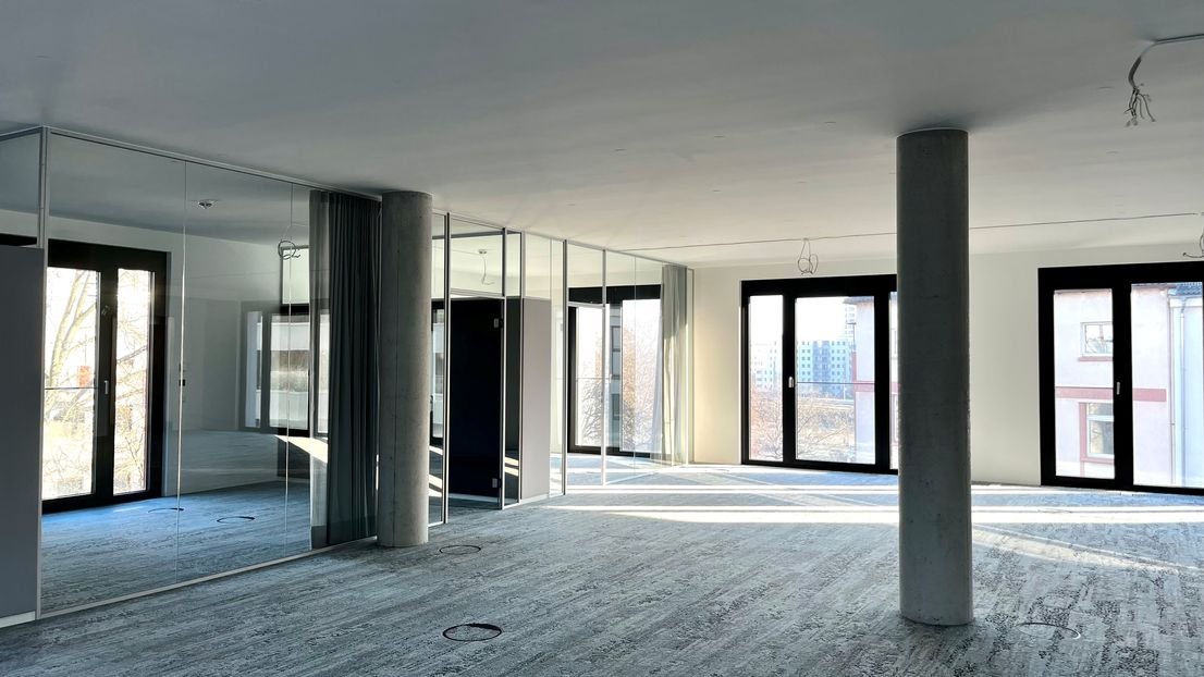 Modernes Büro- und Geschäftshaus im Umfeld der EZB - Ausbau nach Mieterwunsch