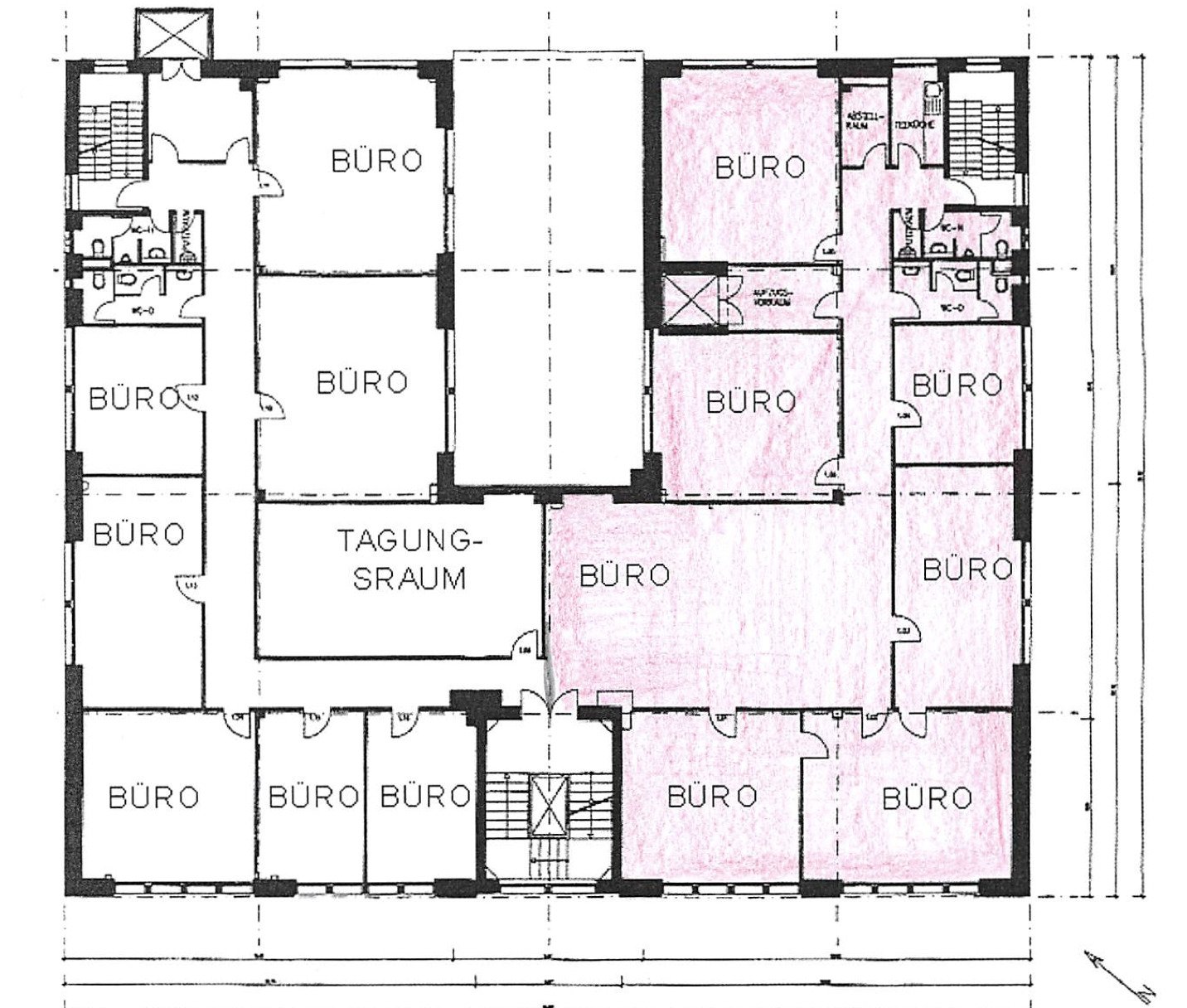 Repräsentativer Altbau im pulsierenden Bahnhofsviertel