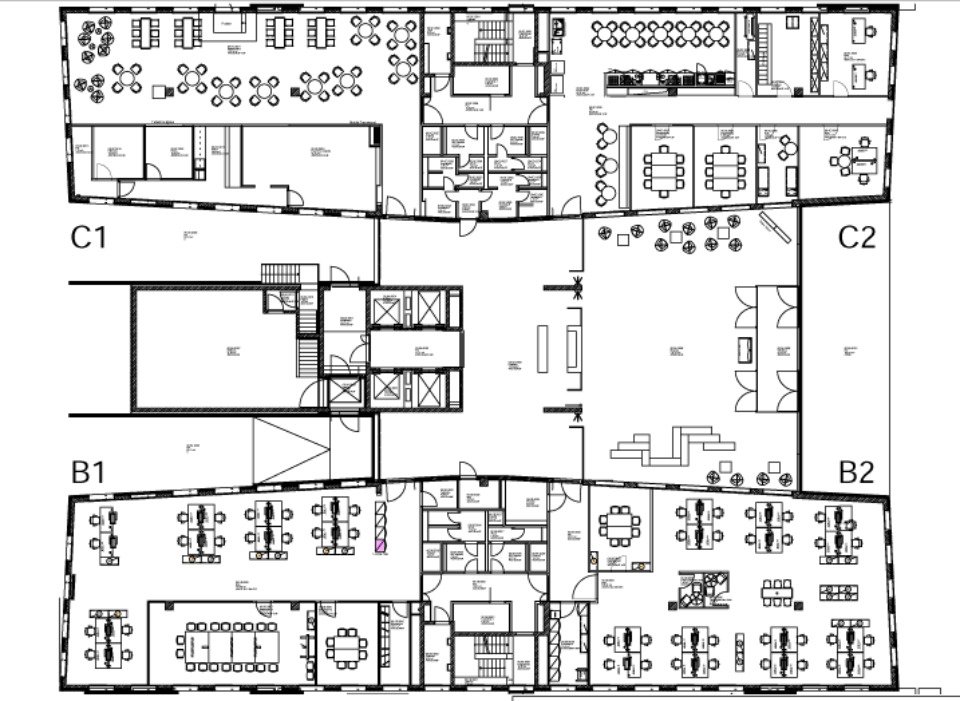 Repräsentatives Bürogebäude mit beeindruckendem Foyer