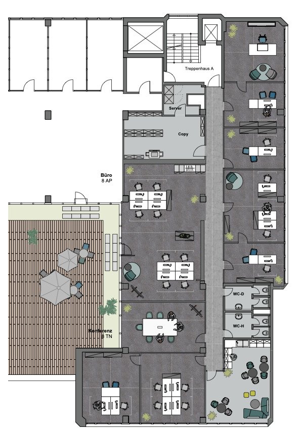 Moderne Bürolofts in verkehrsgünstiger Lage