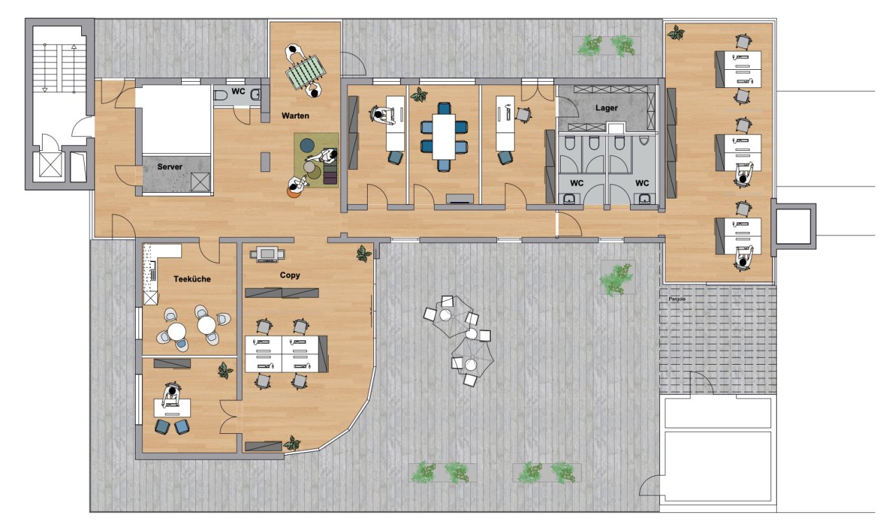 Moderne Bürolofts in verkehrsgünstiger Lage