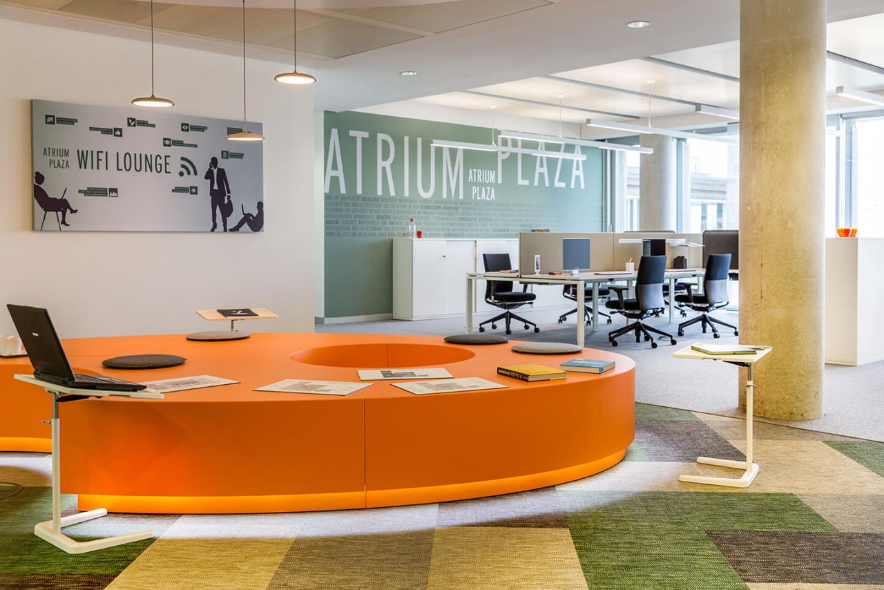 Moderne Büroflächen im Atrium Plaza