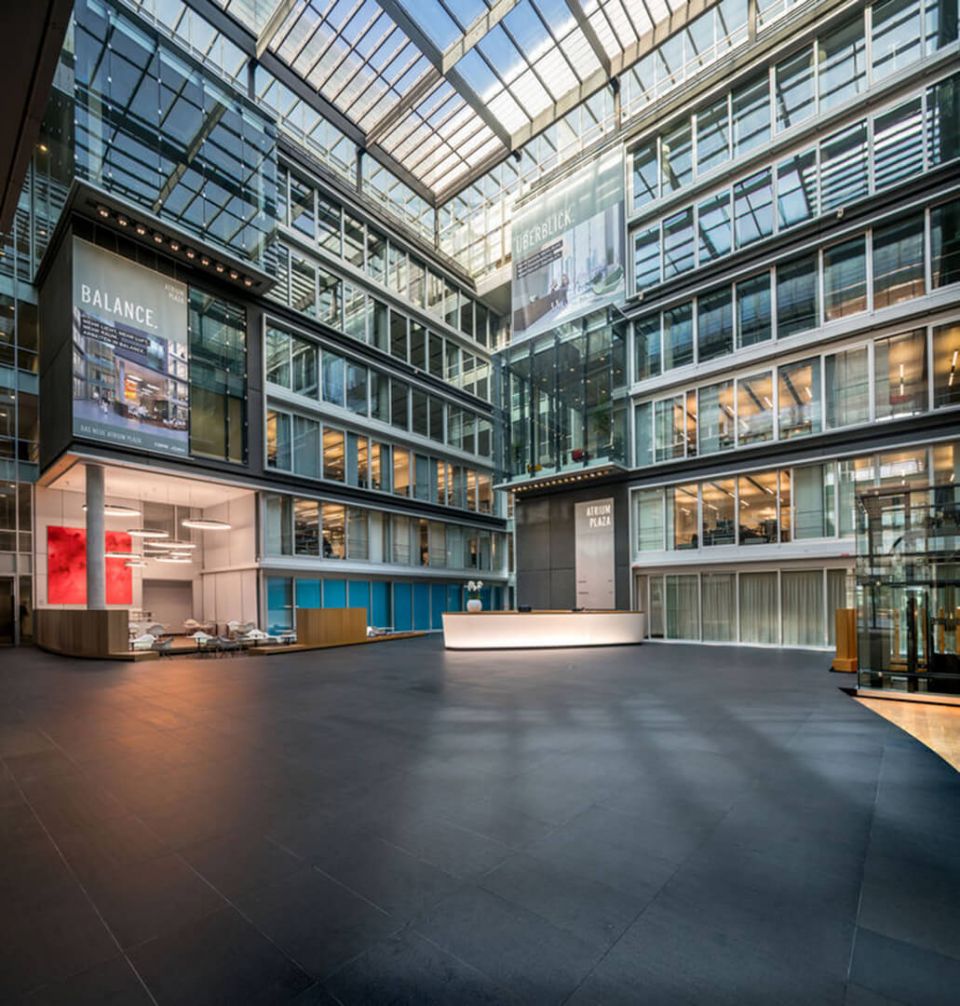 Moderne Büroflächen im Atrium Plaza
