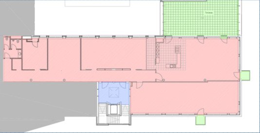 Modernes Bürofläche in idyllischer Lage - Große Dachterrasse