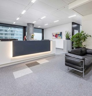 Untermietflächen in architektonischem Highlight