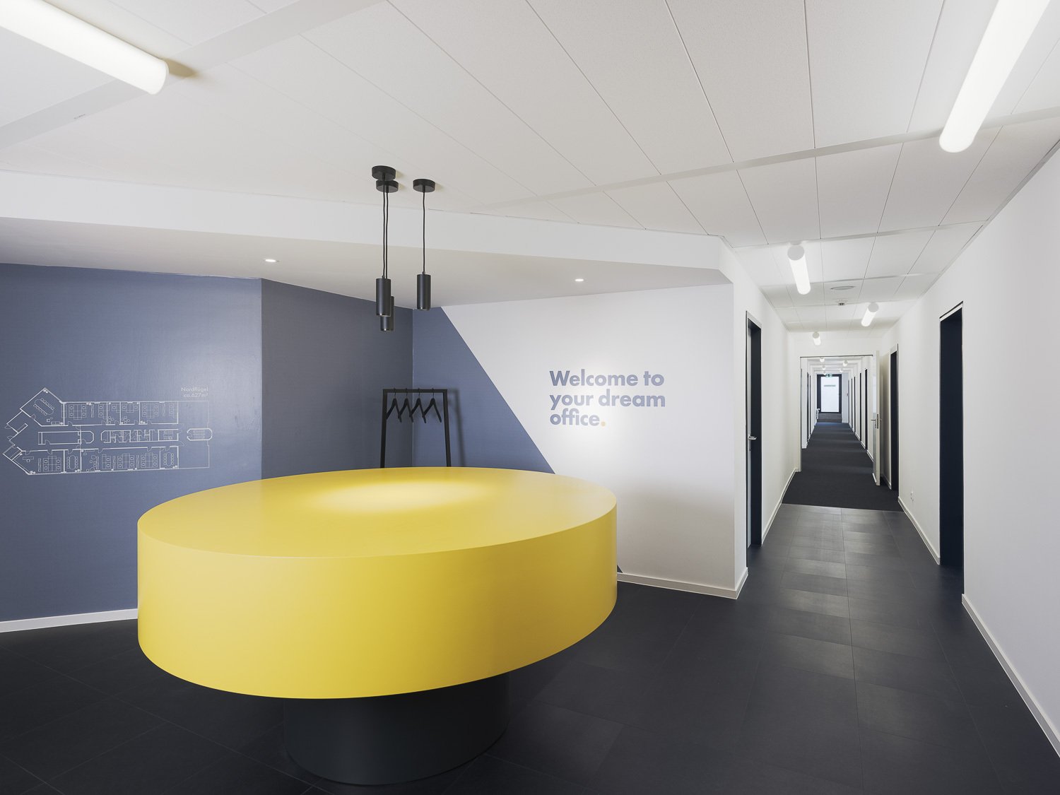 Modernisierter Bürokomplex in Niederrad
