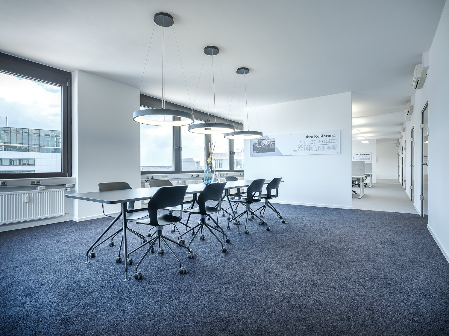 Modernisierter Bürokomplex in Niederrad