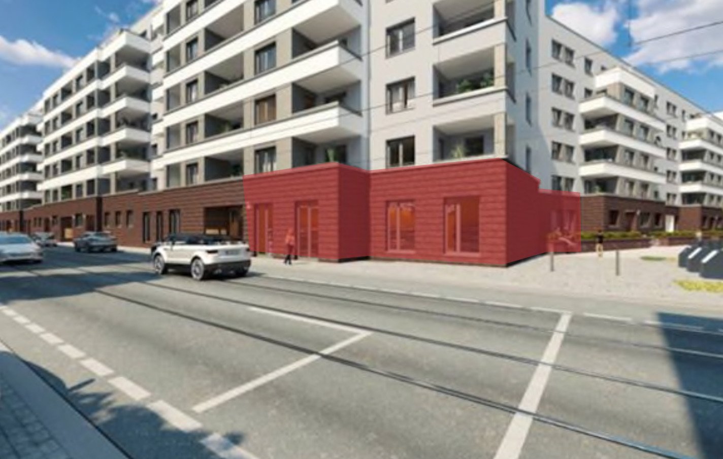 Neubau Erstbezug - Ladenlokal/Büro/Praxis mit guter Sichtbarkeit