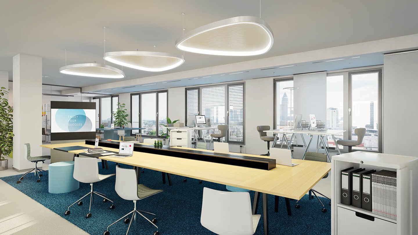 Nachhaltig saniertes Bürohochhaus in der City West
