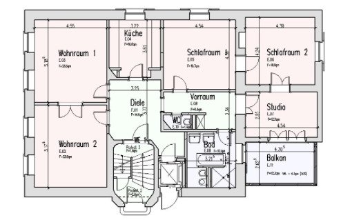 Repräsentative Altbauetage im Westend