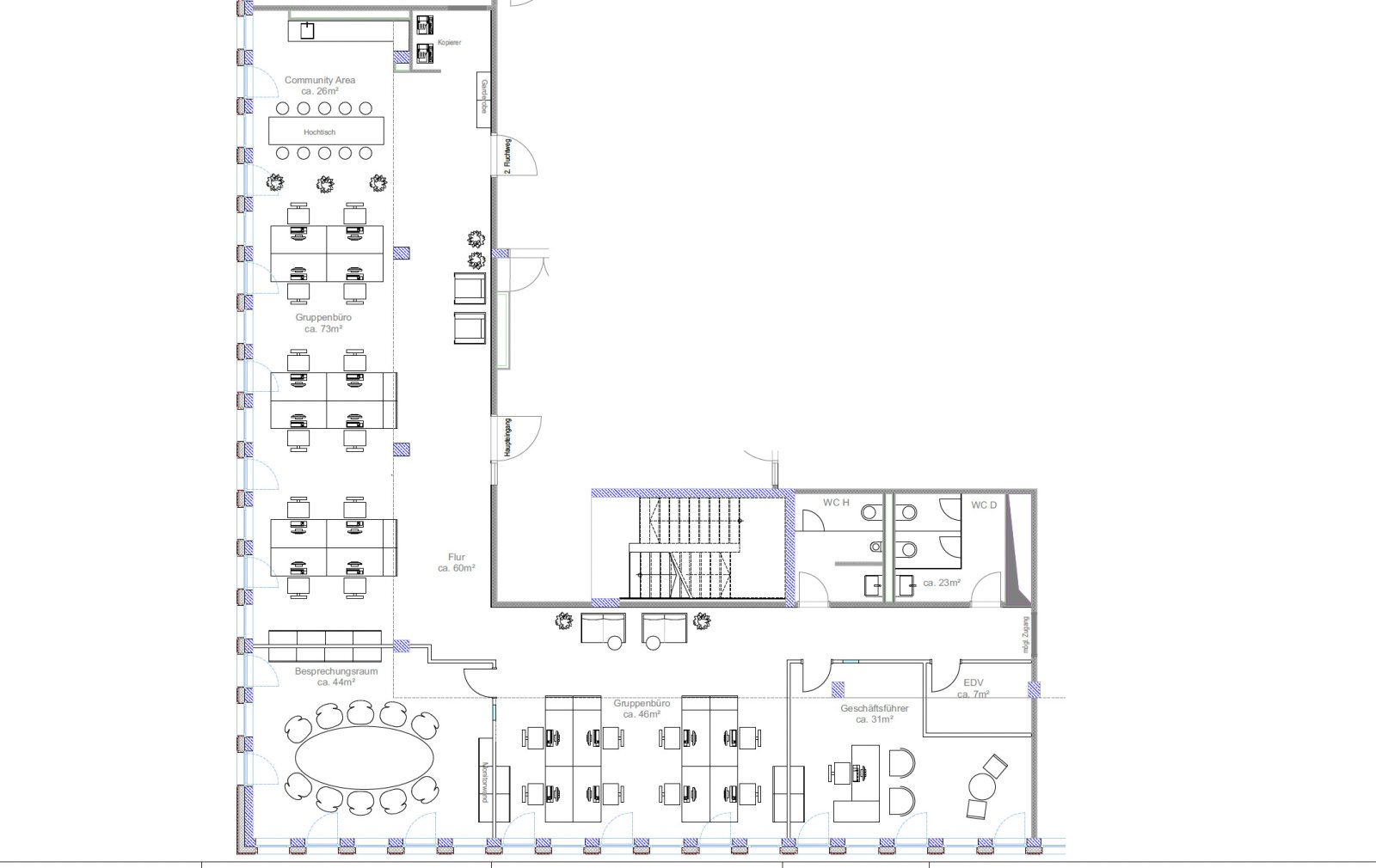 The Unique – Moderne Büroflächen direkt am Flughafen BER - 6 OG