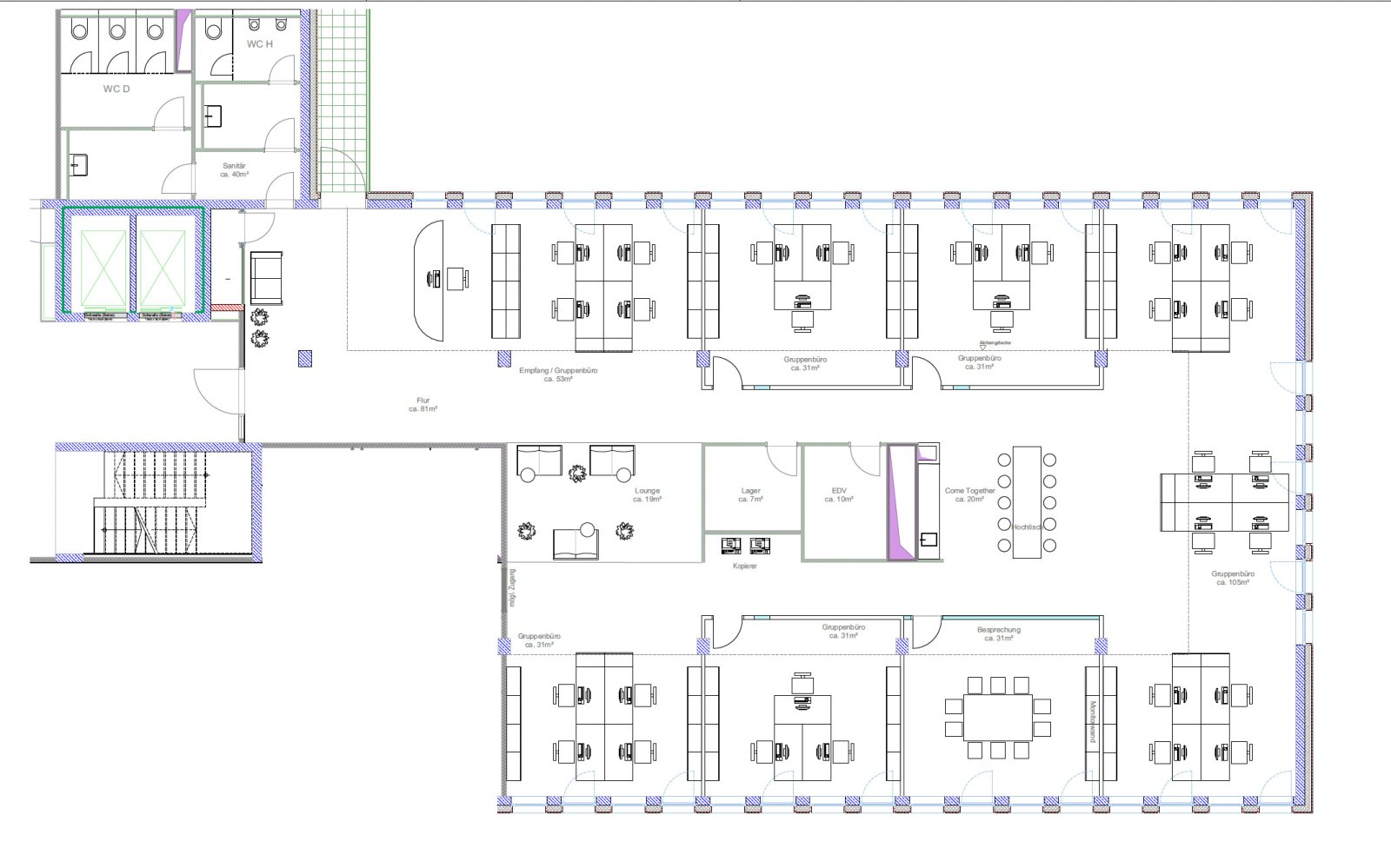 The Unique – Moderne Büroflächen direkt am Flughafen BER - 6 OG