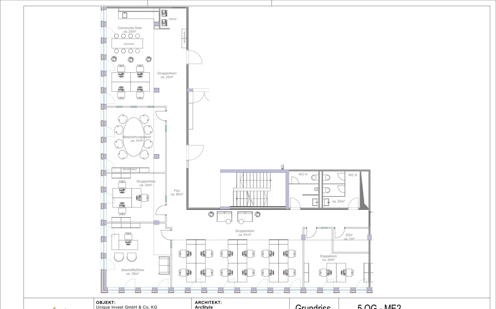 The Unique – Moderne Büroflächen direkt am Flughafen BER - 5 OG