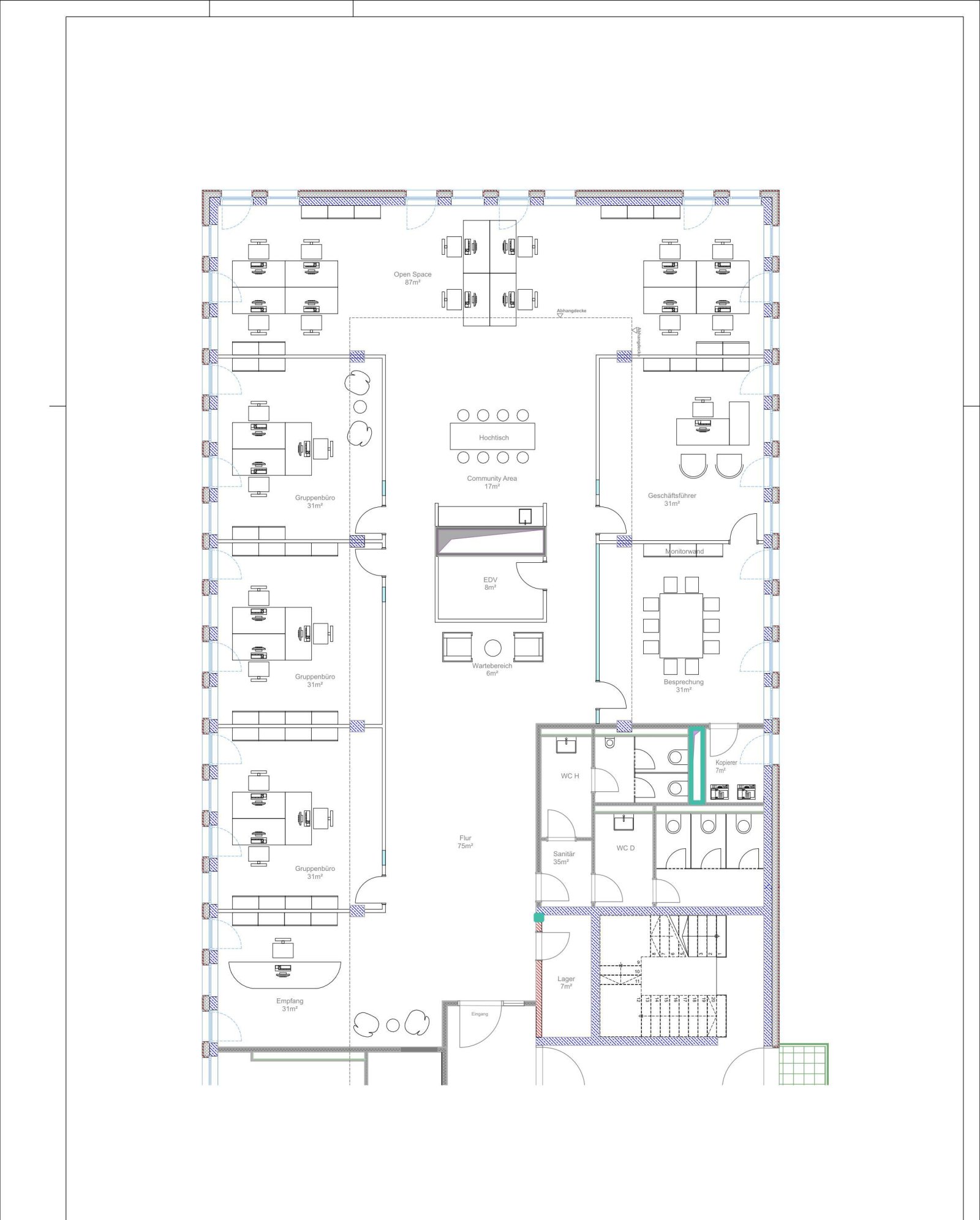 The Unique – Moderne Büroflächen direkt am Flughafen BER - 2 OG