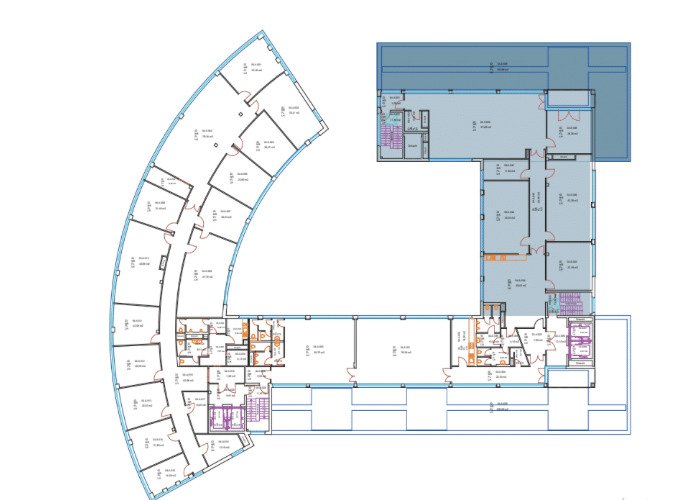 Funktionale Büroflächen mit flexibler Raumaufteilung