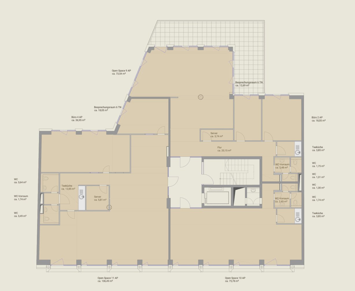 Moderne und repräsentative Bürofläche in zentraler Lage