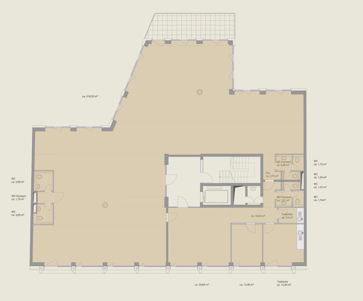 Moderne und repräsentative Bürofläche in zentraler Lage