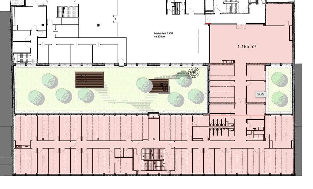 Moderne Büroflächen direkt in der Fußgängerzone