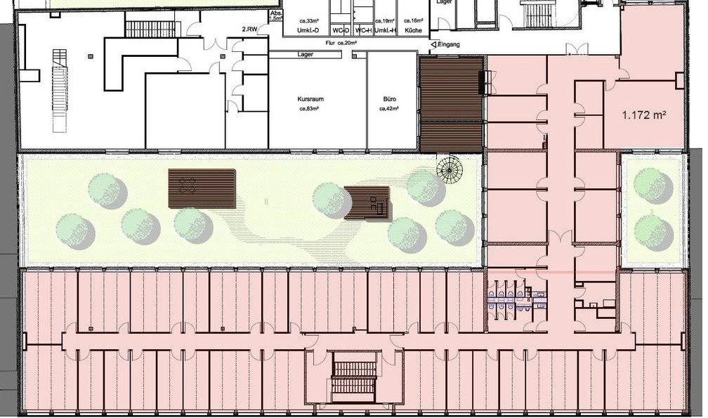Moderne Büroflächen direkt in der Fußgängerzone