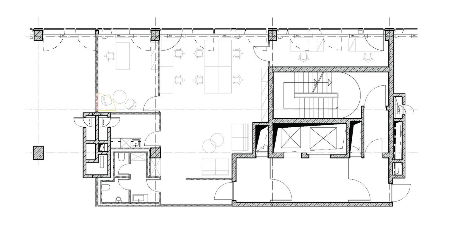 Zentrale Bürofläche mit tollem Blick über Frankfurt 