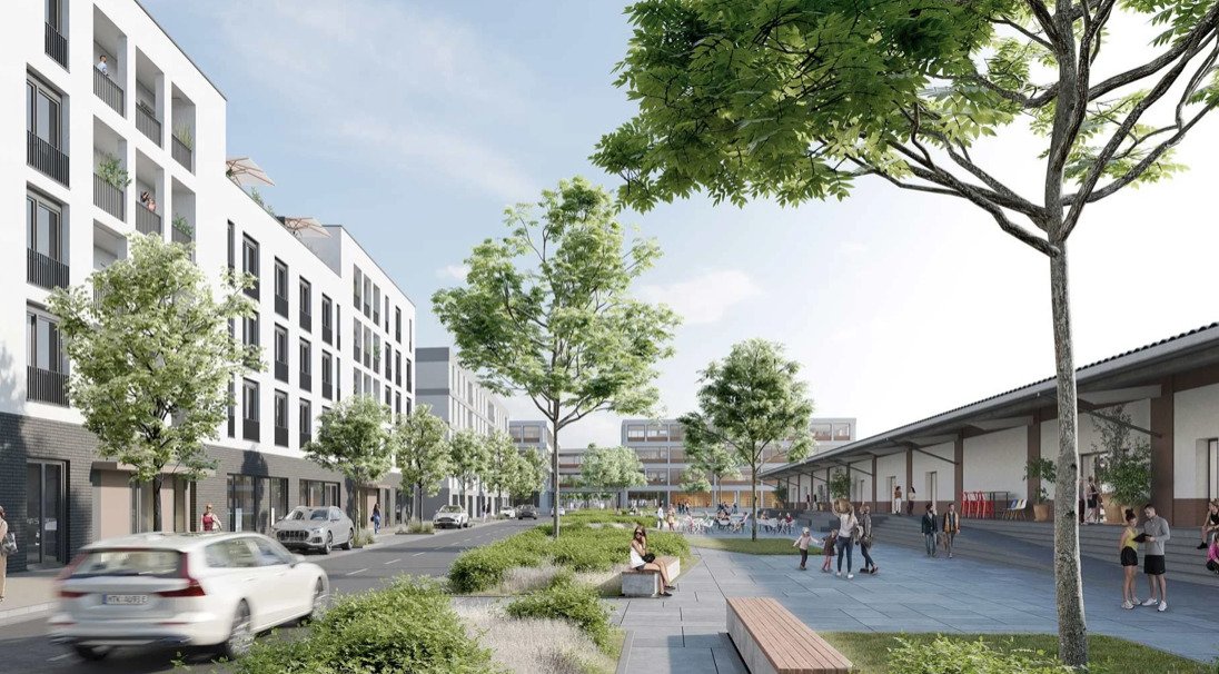 Restaurant, Bar oder Café in historischer Güterhalle – direkt am Quartiersplatz - teilbar ab 300 m² 