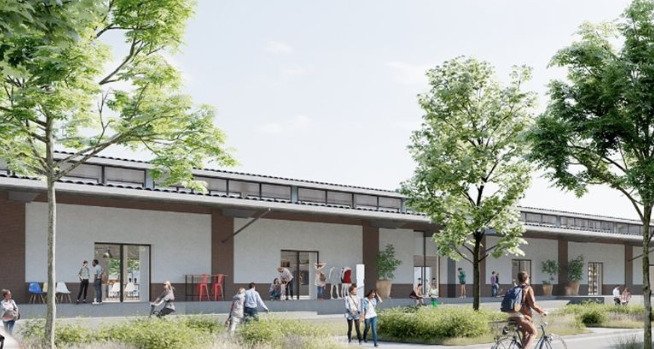 Restaurant, Bar oder Café in historischer Güterhalle – direkt am Quartiersplatz - teilbar ab 300 m² 