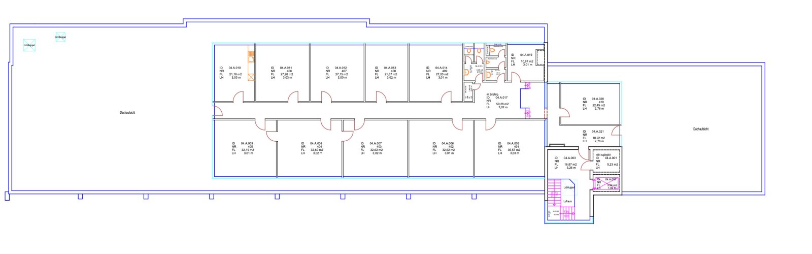 Flexible Büroflächen mit Erweiterungspotential