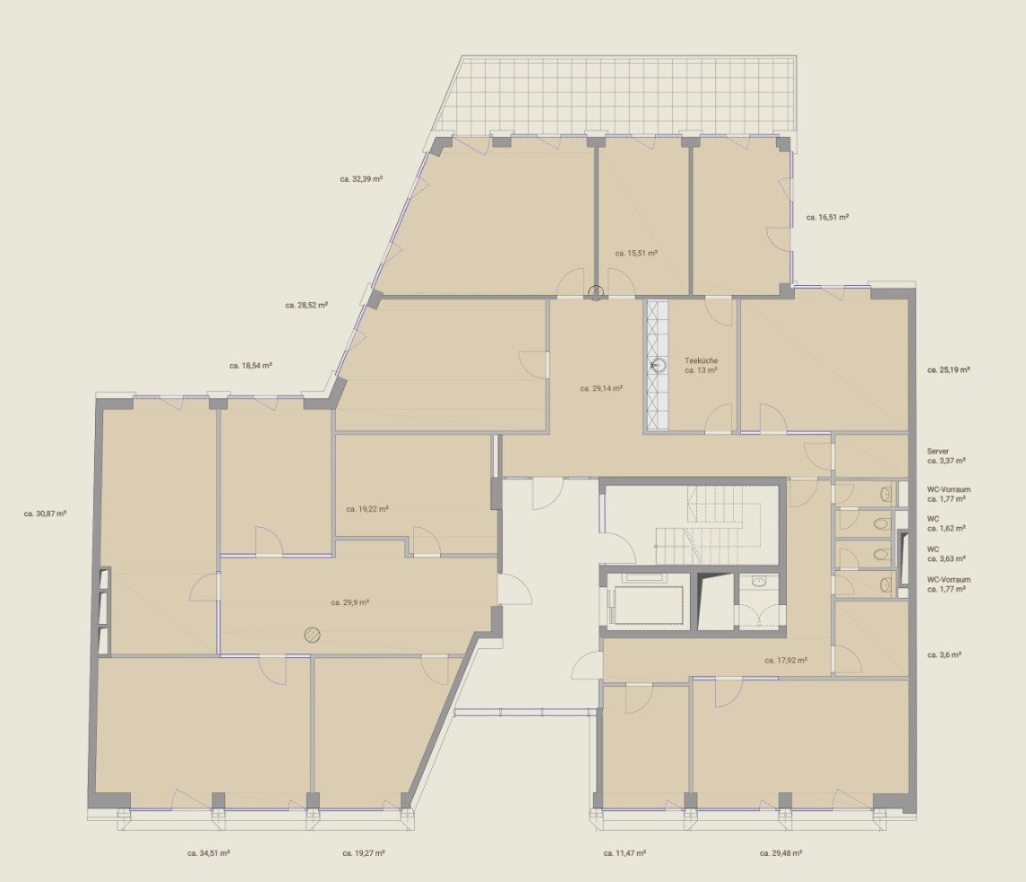 Moderne und repräsentative Bürofläche in zentraler Lage