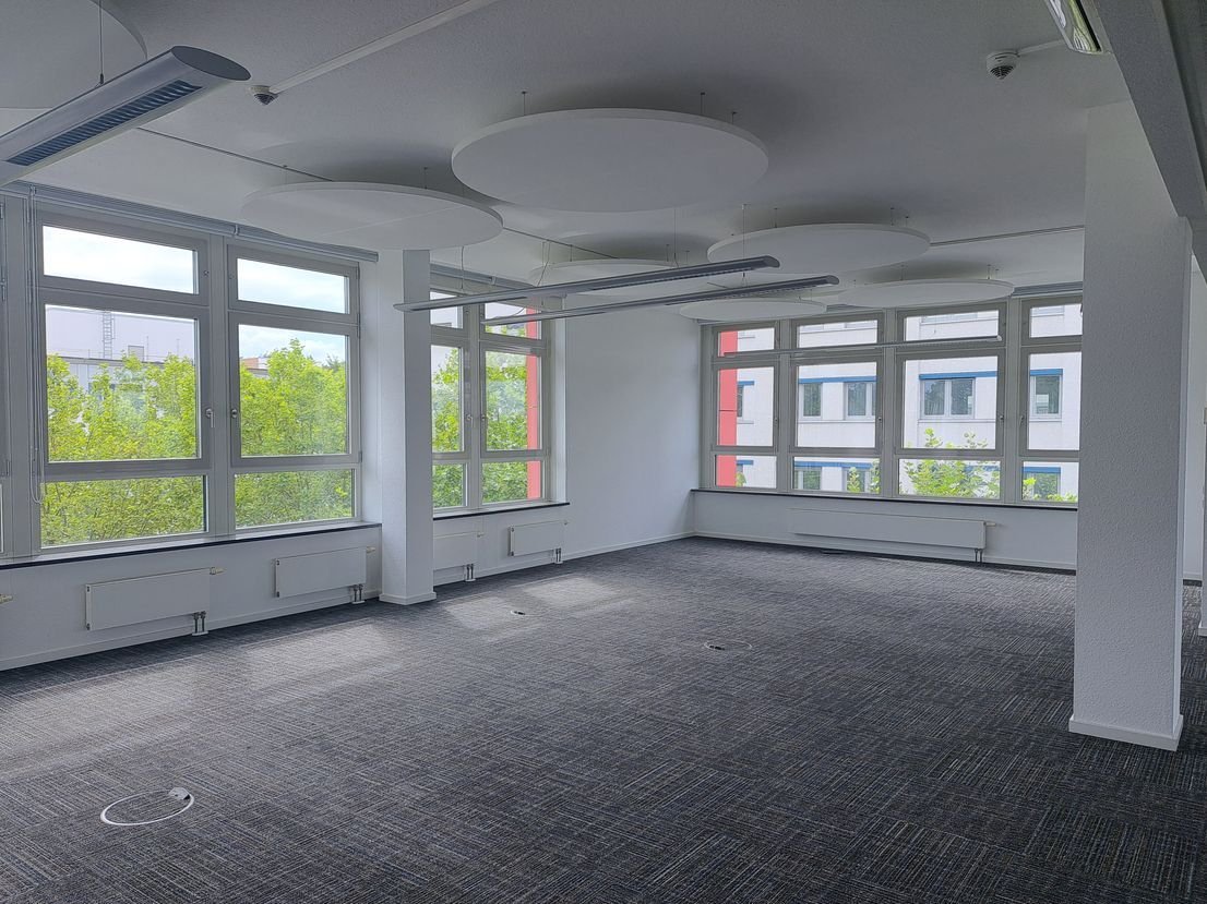 Helle Büroflächen mit flexiblem Grundriss