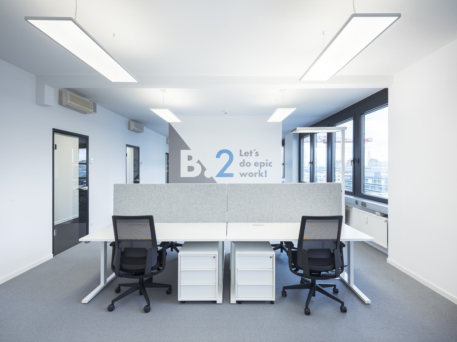 Modernisierter Bürokomplex in Niederrad