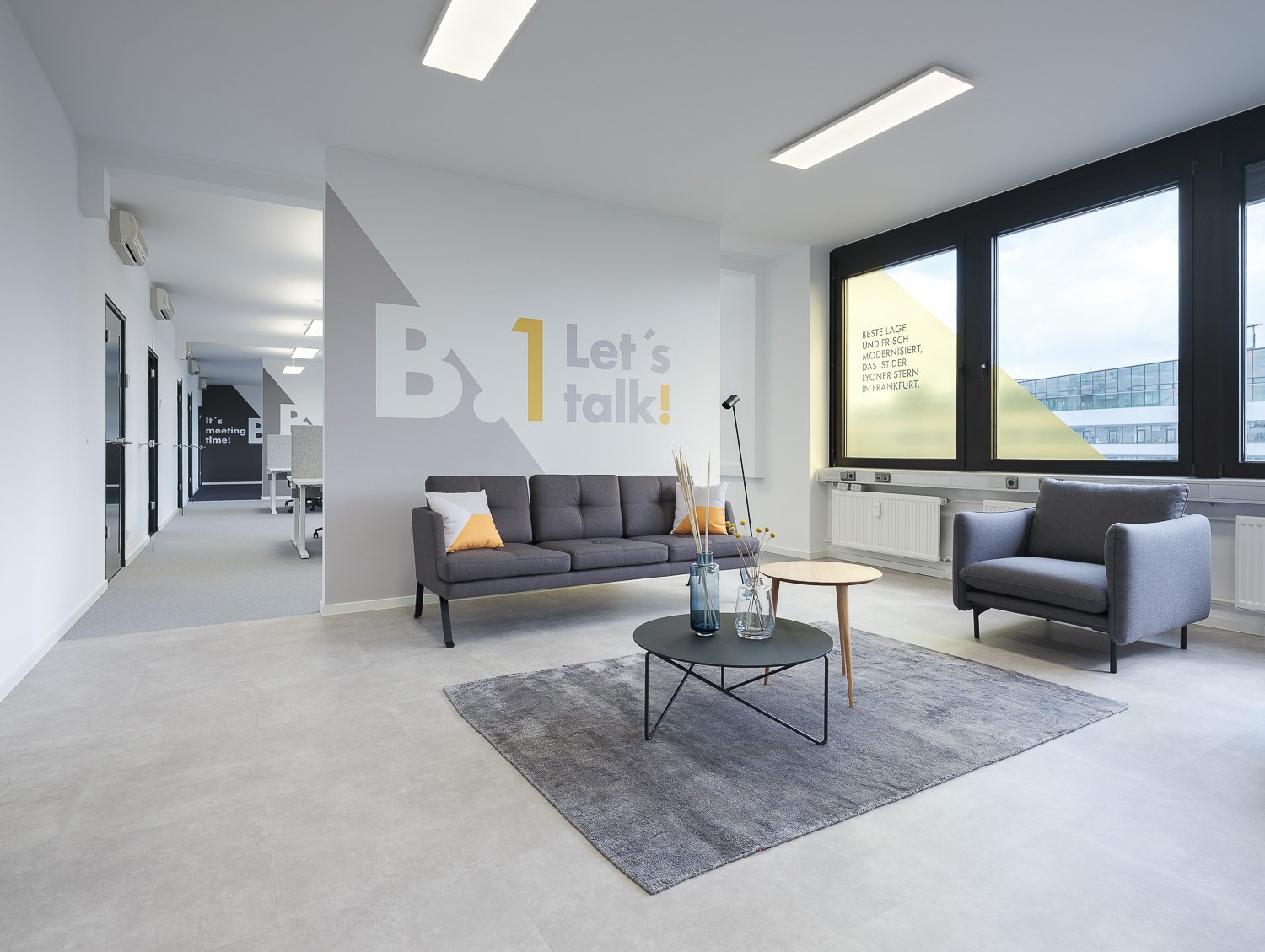 Modernisierter Bürokomplex in Niederrad