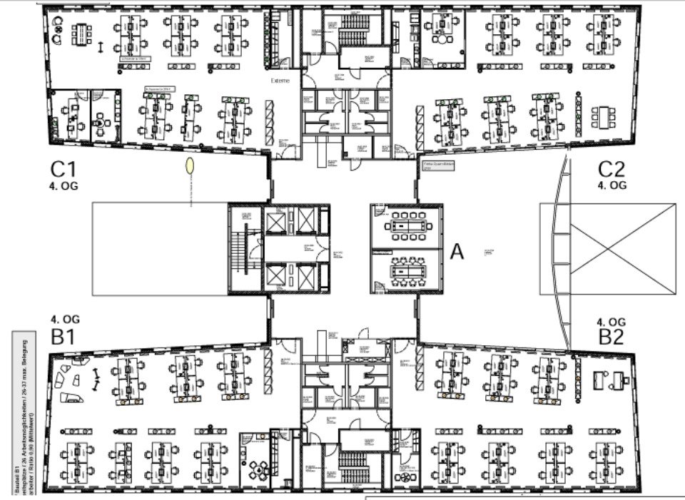 Repräsentatives Bürogebäude mit beeindruckendem Foyer