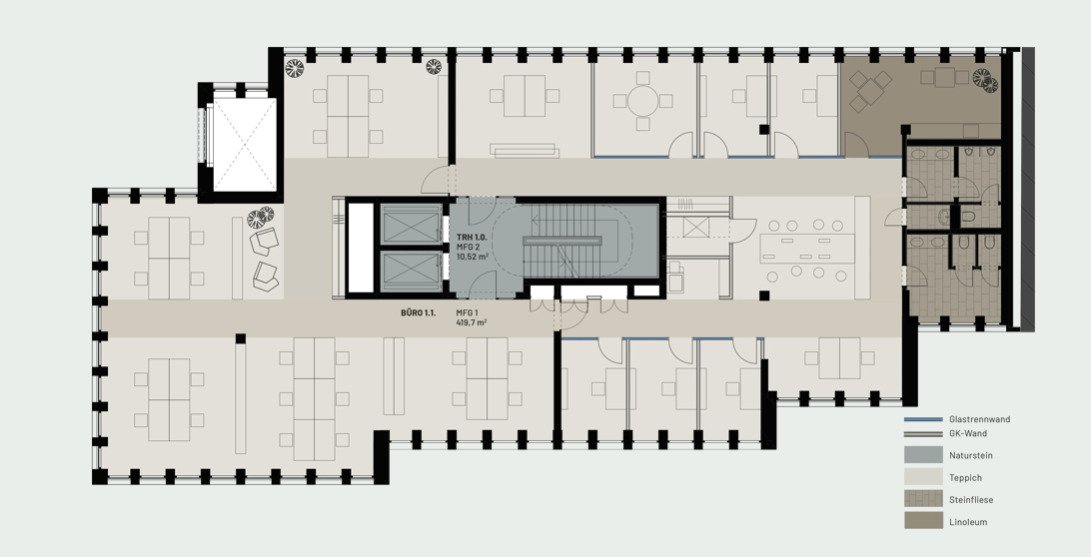 Repräsentativer Neubau in der Frankfurter Innenstadt