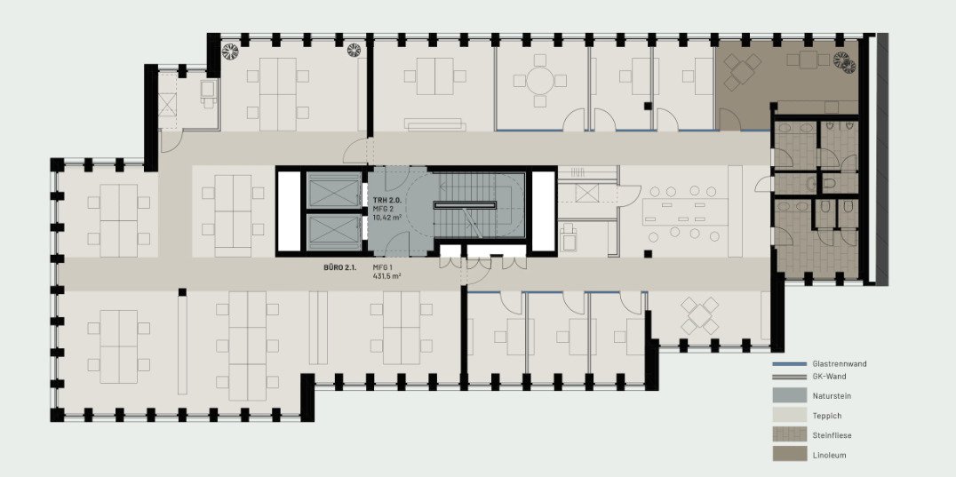 Repräsentativer Neubau in der Frankfurter Innenstadt