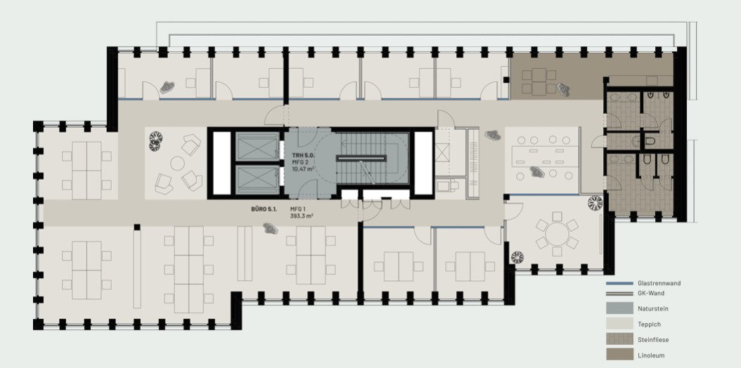 Repräsentativer Neubau in der Frankfurter Innenstadt