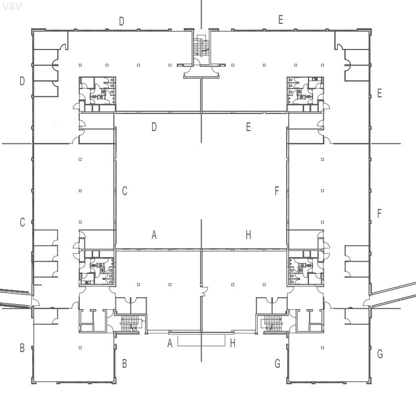 Bauteil B 2.Obergeschoss Bauteil B 2.Obergeschoss