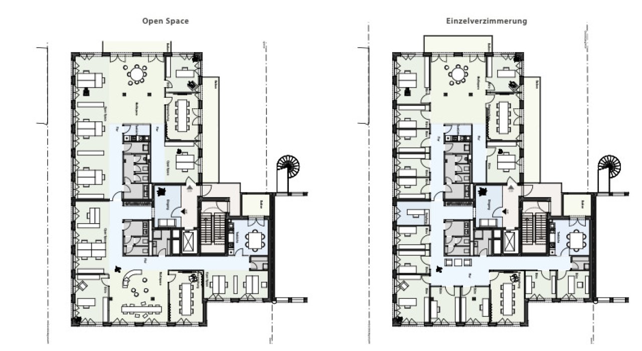 Varianten 3.Obergeschoss Varianten 3.Obergeschoss