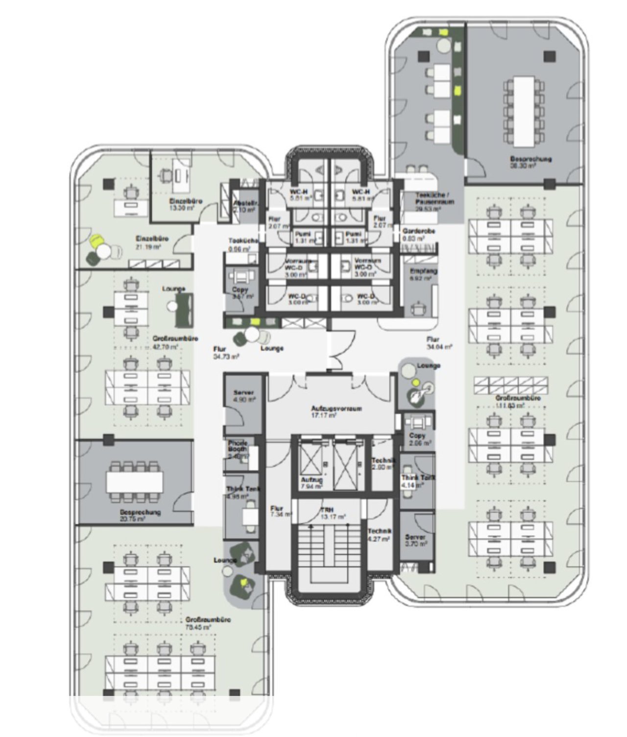 2.-8.Obergeschoss 2.-8.Obergeschoss