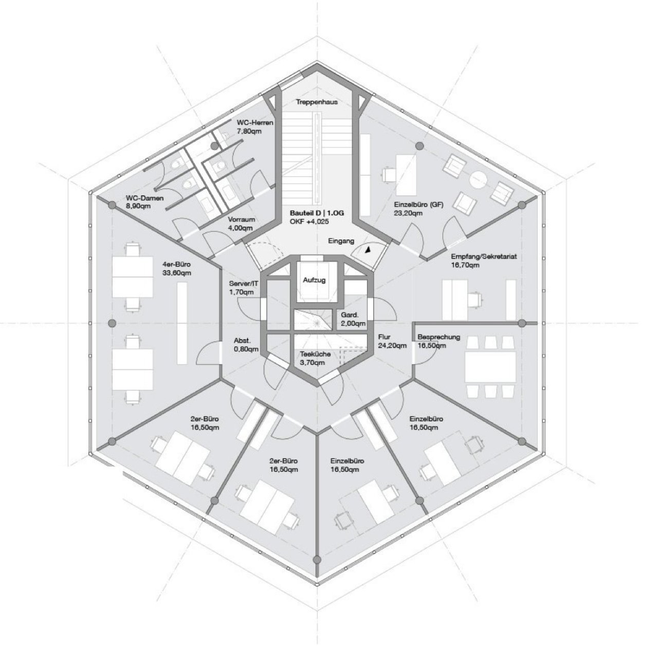 Bauteil D 1.OG Bauteil D 1.OG