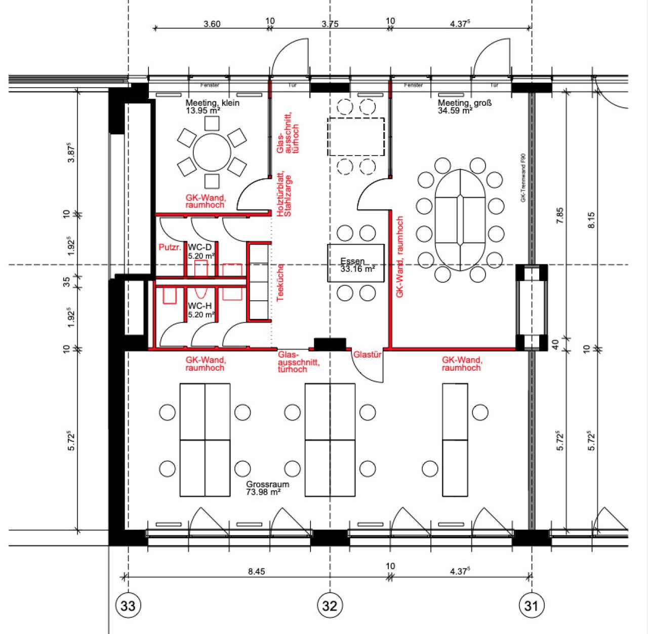1.Obergeschoss ca. 183 m² 1.Obergeschoss ca. 183 m²