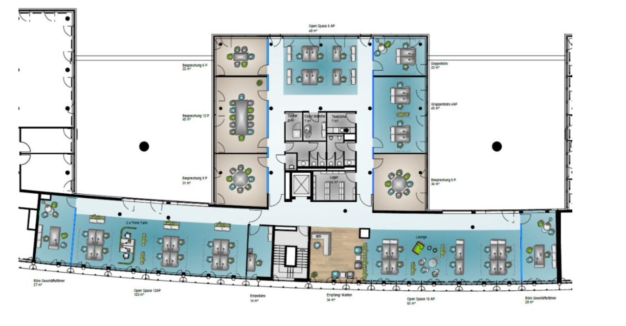 Musterplanung 2.Obergeschoss Musterplanung 2.Obergeschoss