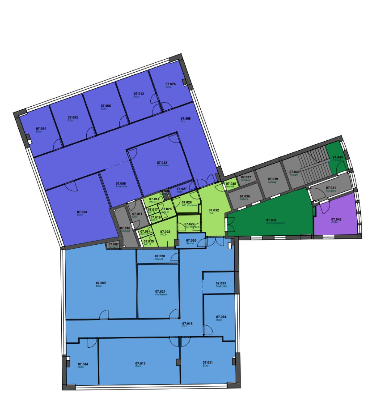 7.Obergeschoss 7.Obergeschoss