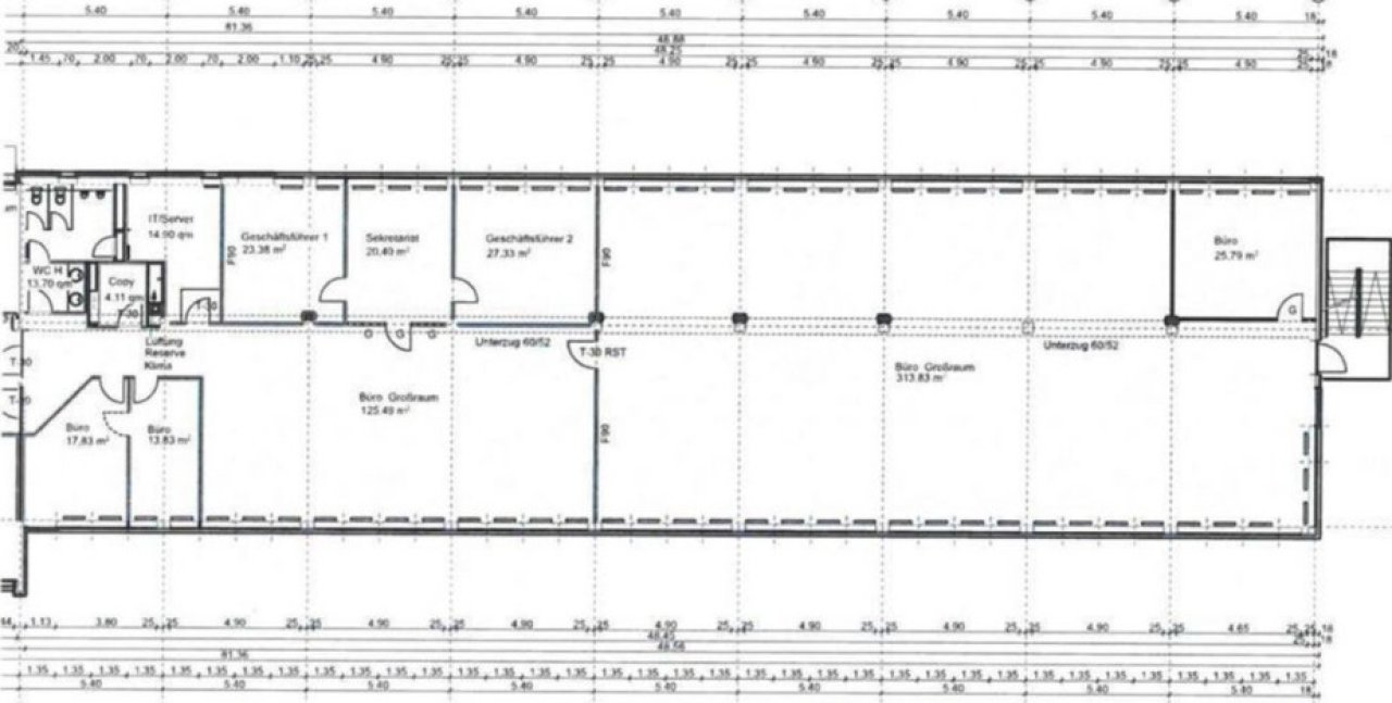 Bauteil B 3.OG rechts