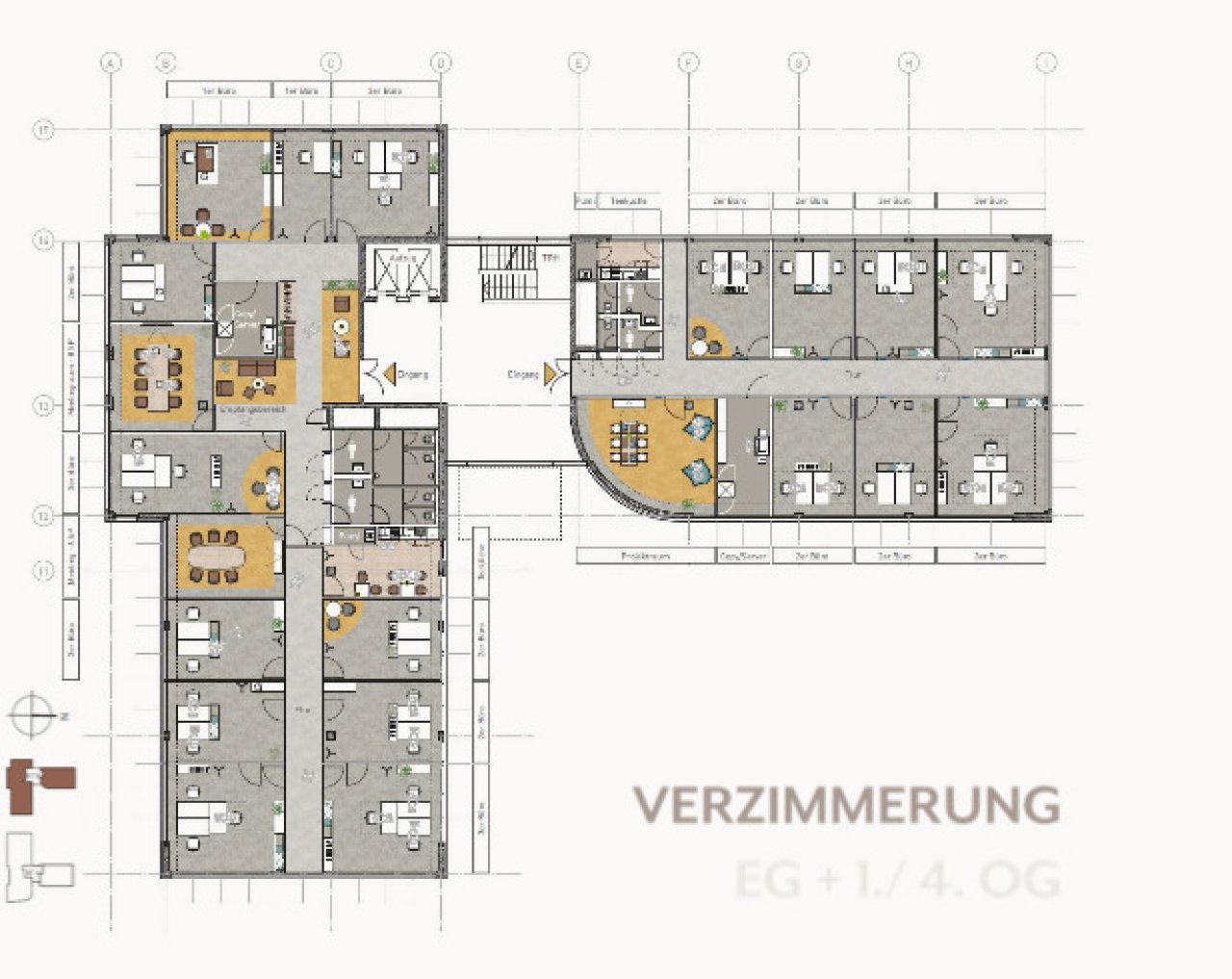Bauteil B Planung verzimmert Bauteil B Planung verzimmert