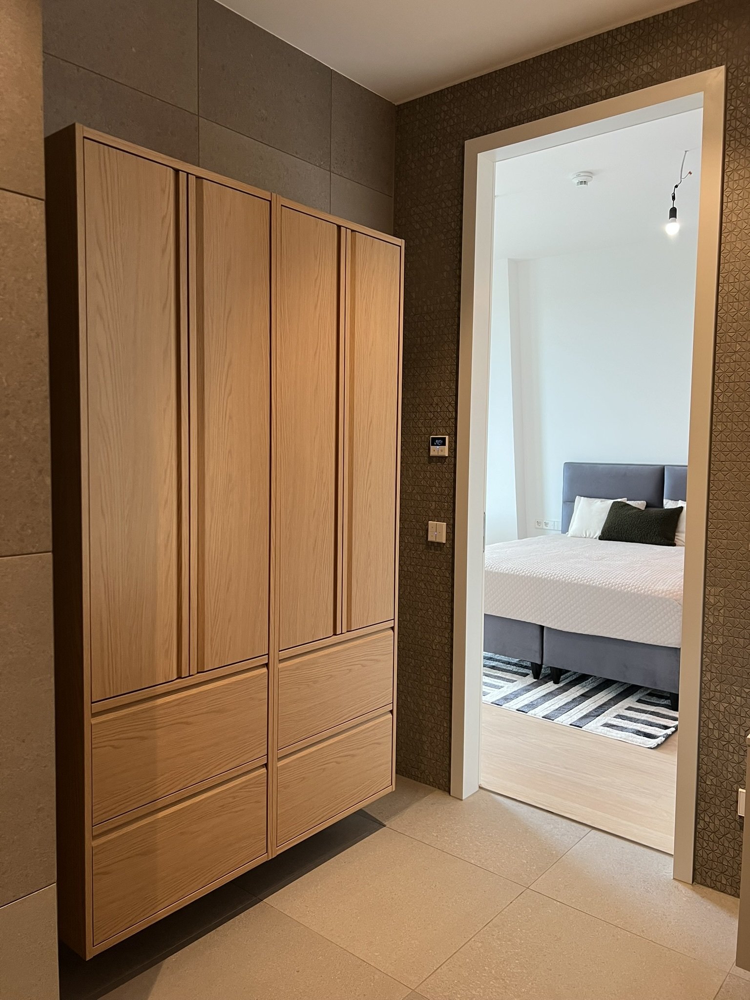 Blick Master BAD ins Schlafzimmer