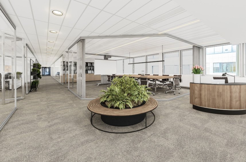 Frankfurt am Main: Modernes Bürogebäude mit ansprechender Glasfassade in Top Lage 