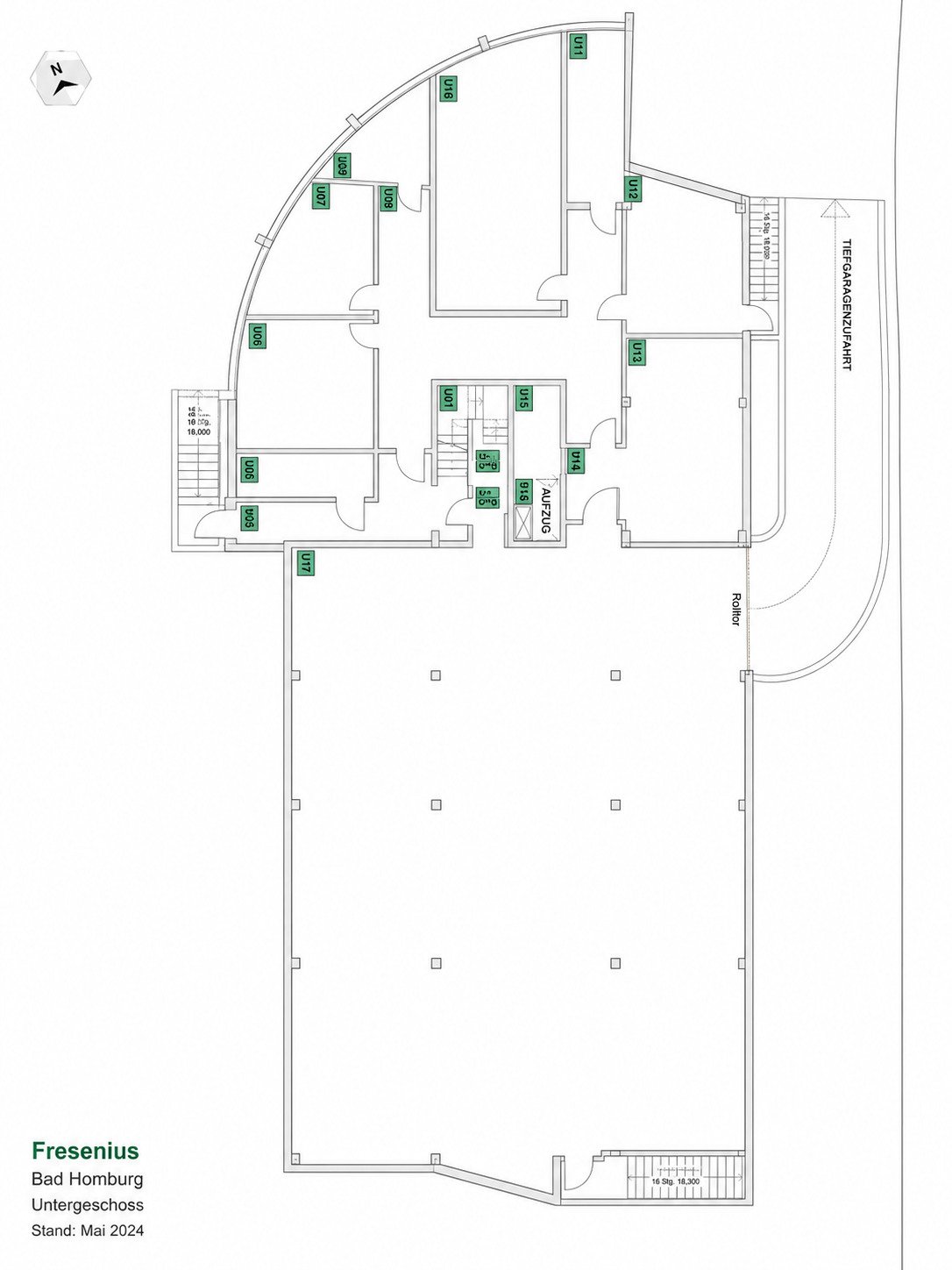 Intelligente Grundrisskonzeption mit optimaler Flächeneffizienz und flexibler Nutzbarkeit
